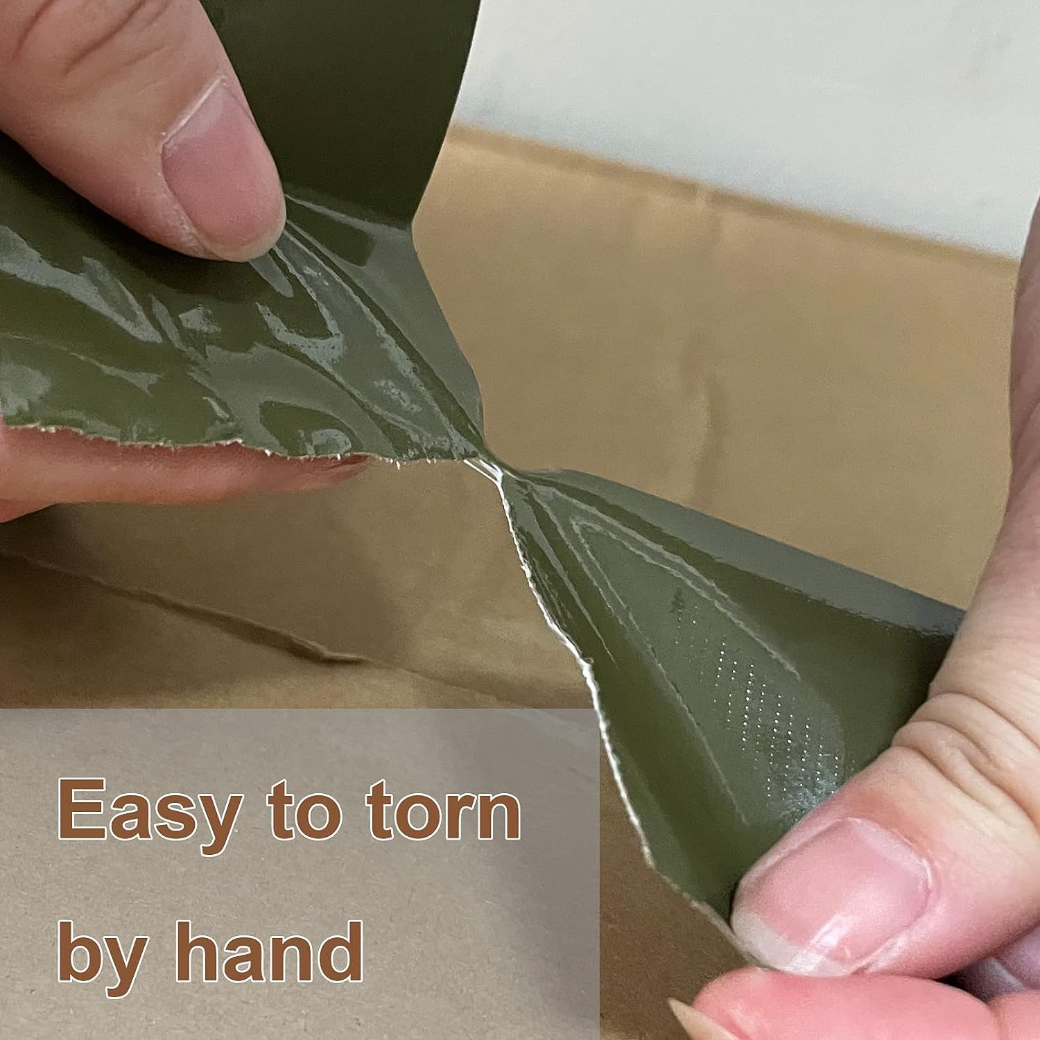 Heavy Duty Duct Tape IndoorOutdoor Use 4inch Roll Olive Green