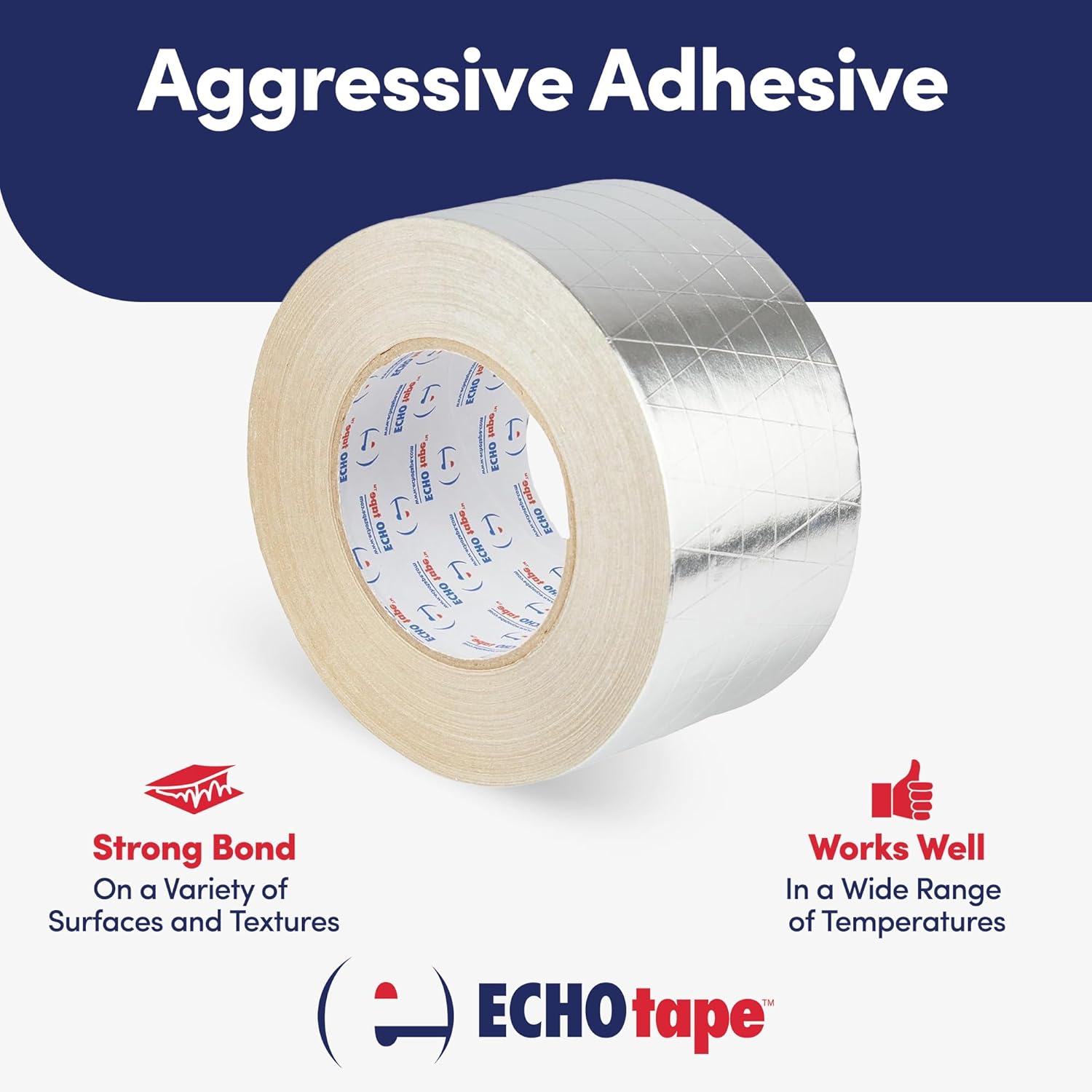 AGGRESSIVE ADHESIVE FSK Insulation Tape Flame-Resistant Adhesive for Industrial Use