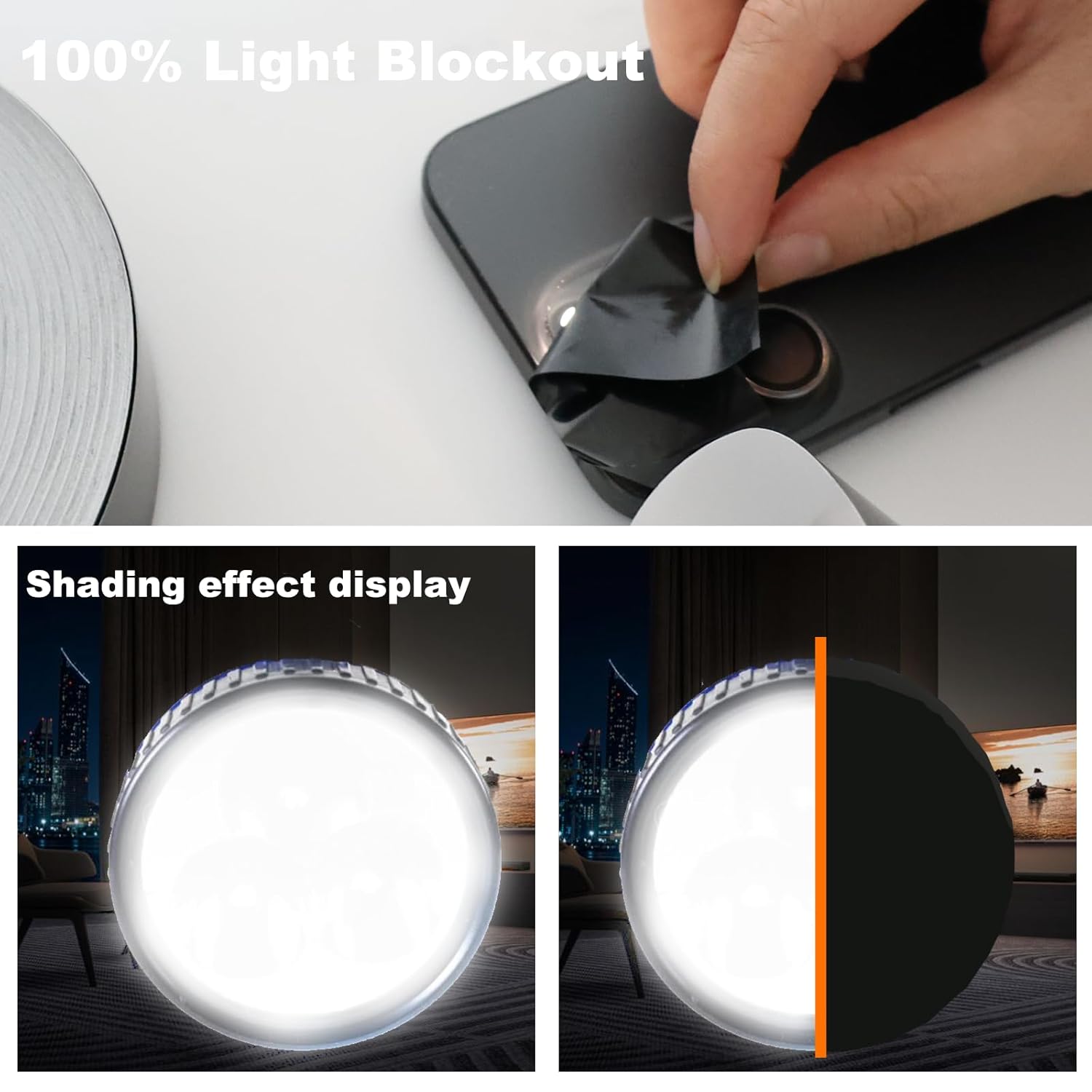 Blocking LED Light For Privacy