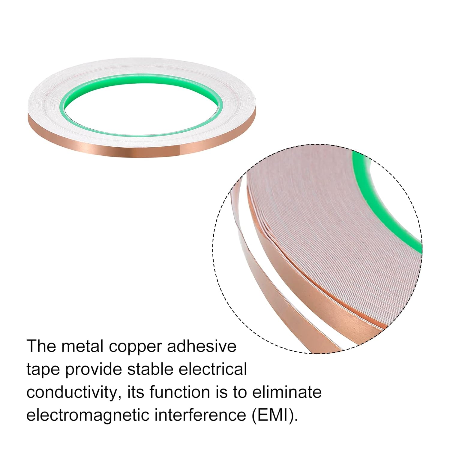 Copper Foil Tape 031 Inch x 66 Feet EMI Shielding