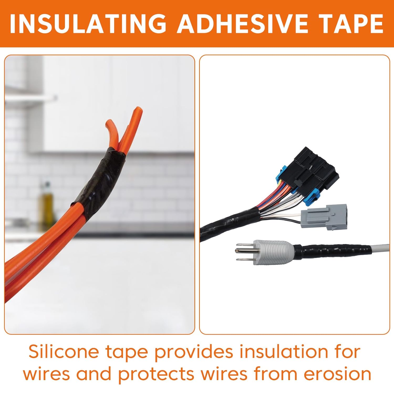 BSONEDO Self-Fusing Silicone Tape - 20FT for Plumbing Electrical Use