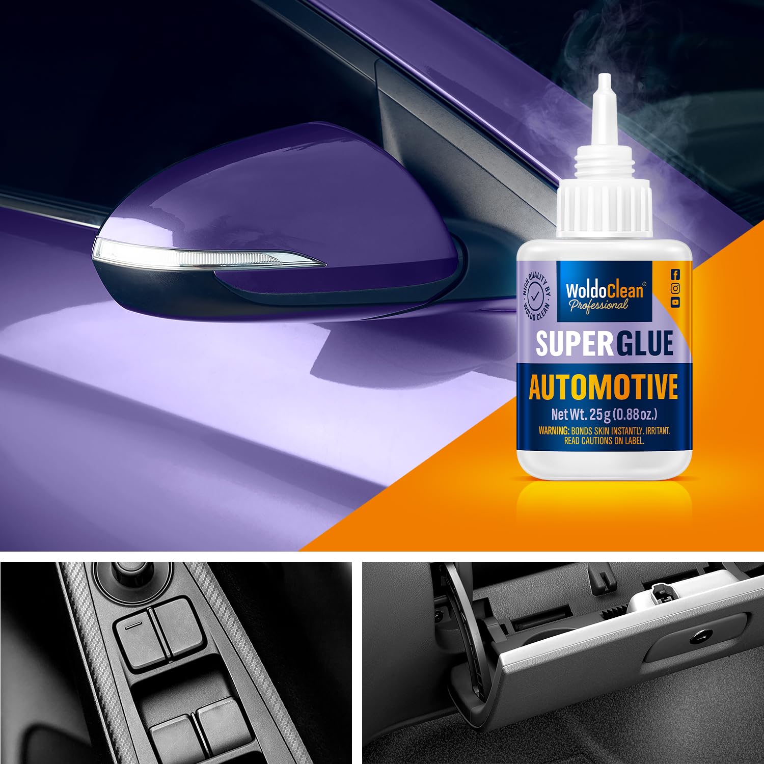 WoldoClean Super Strong Car Glue