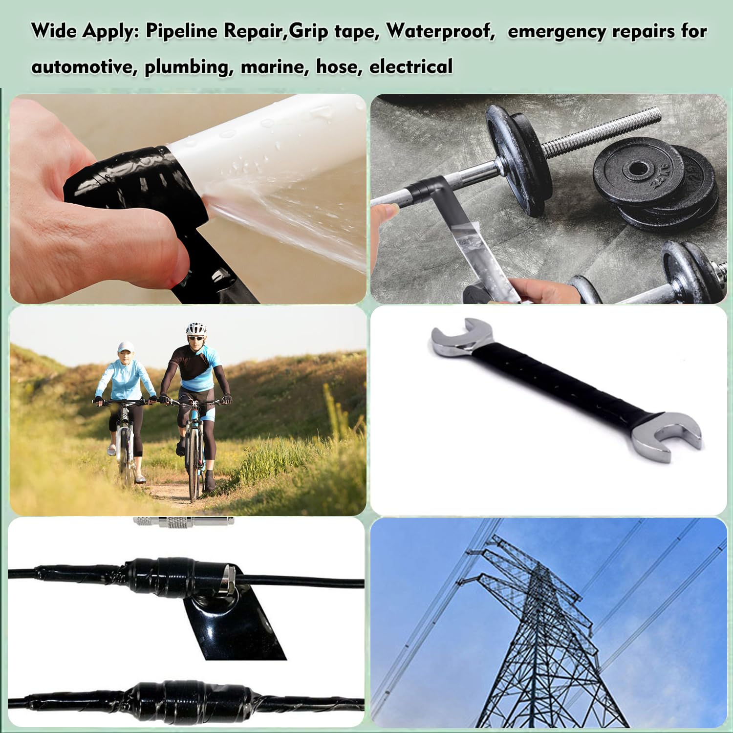 PackYard Waterproof Silicone Tape Durable Self-Fusing 1 in x 164