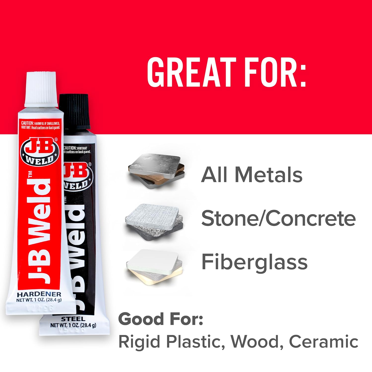 J-B Weld Original Epoxy Steel Reinforced Dark Grey - 2 Pack