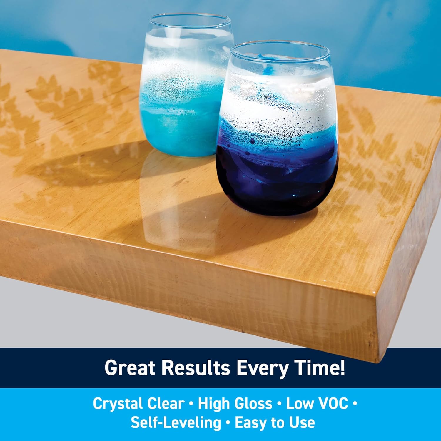 Crystal Clear Epoxy Resin Kit for Bars and Tables