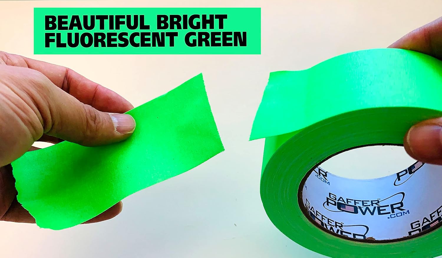 Professional Fluorescent Green Gaffer Tape