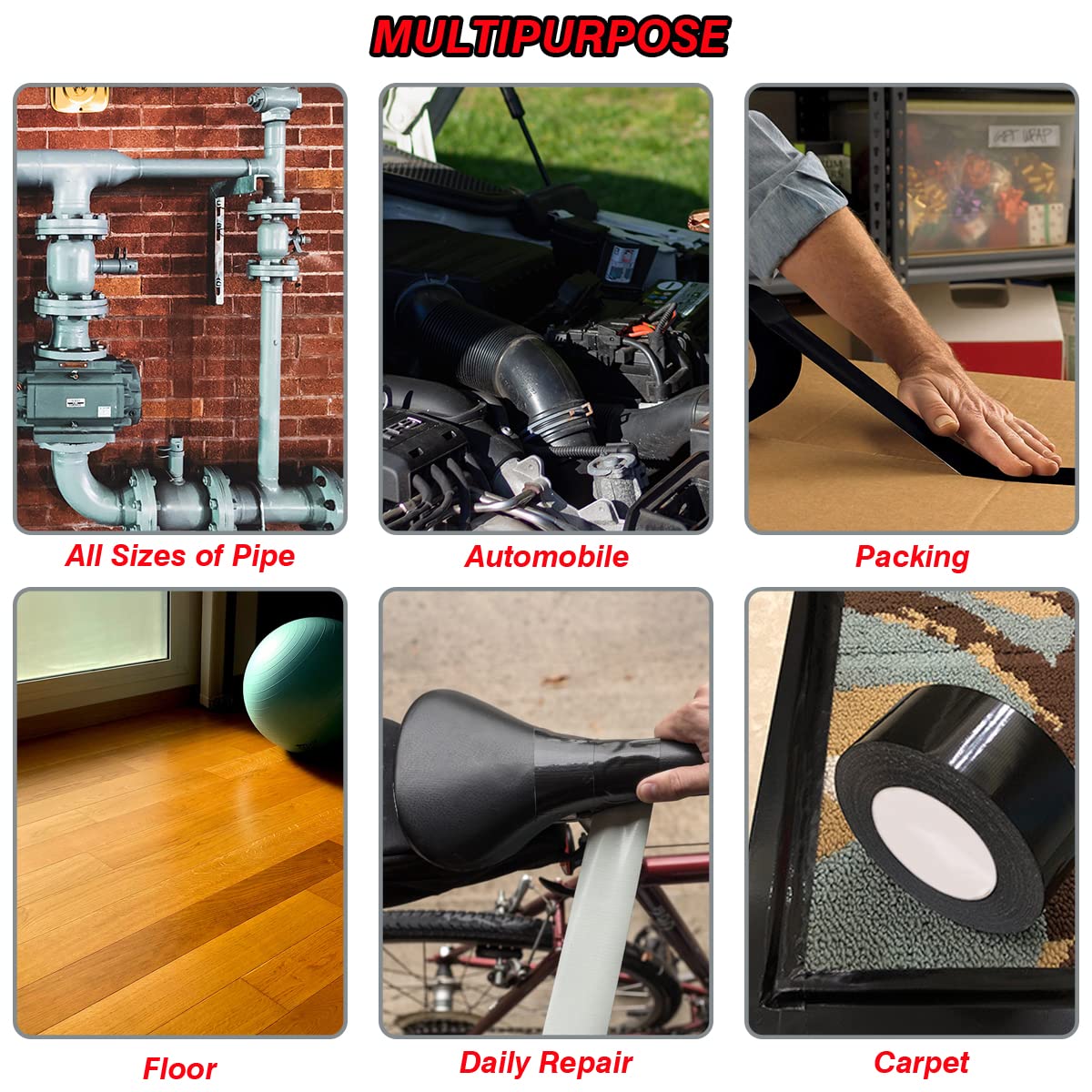 Durable Duct TapeStrong Adhesive Home Outdoor Use
