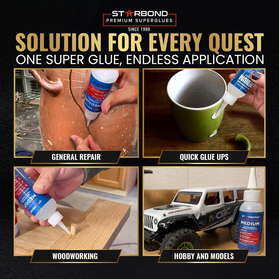 Perfect Medium CA Glue for Woodworking More