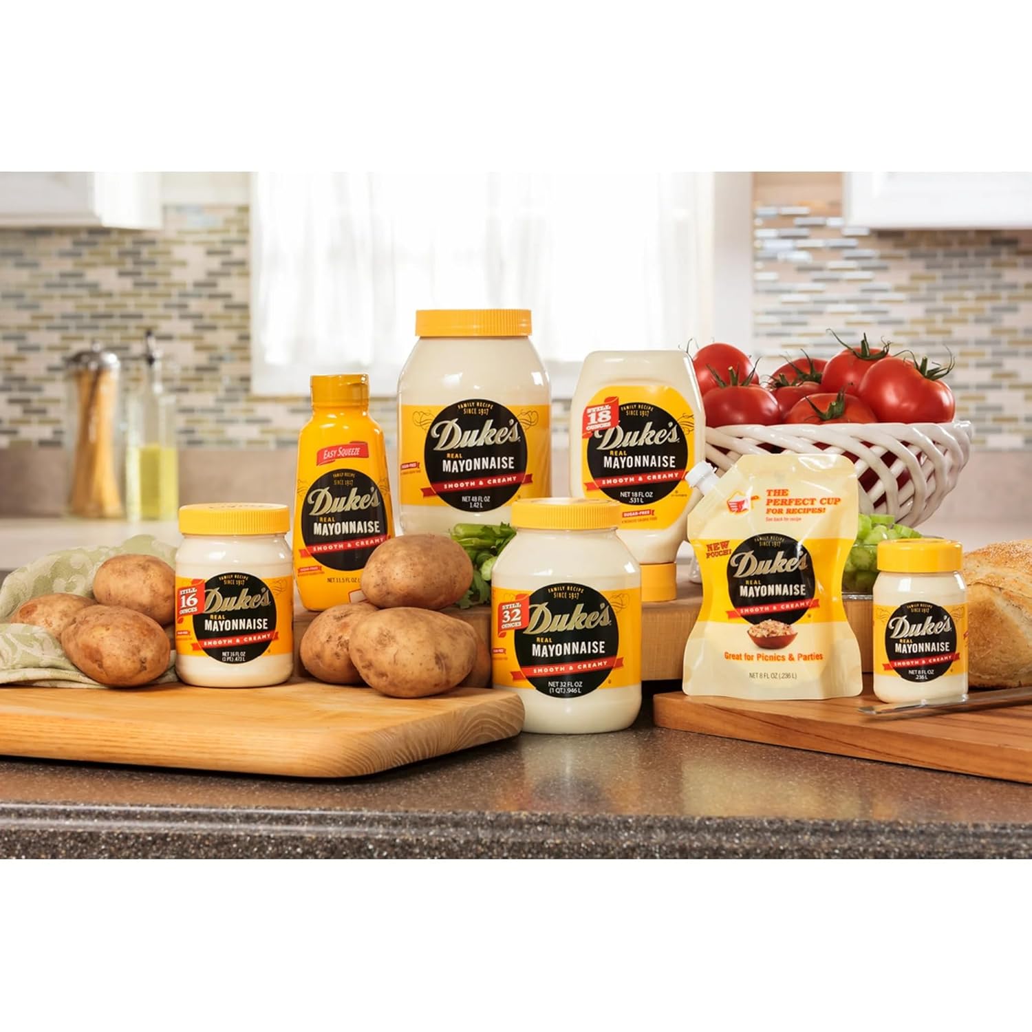 Dukes 18 oz Mayonnaise Squeeze Bottle