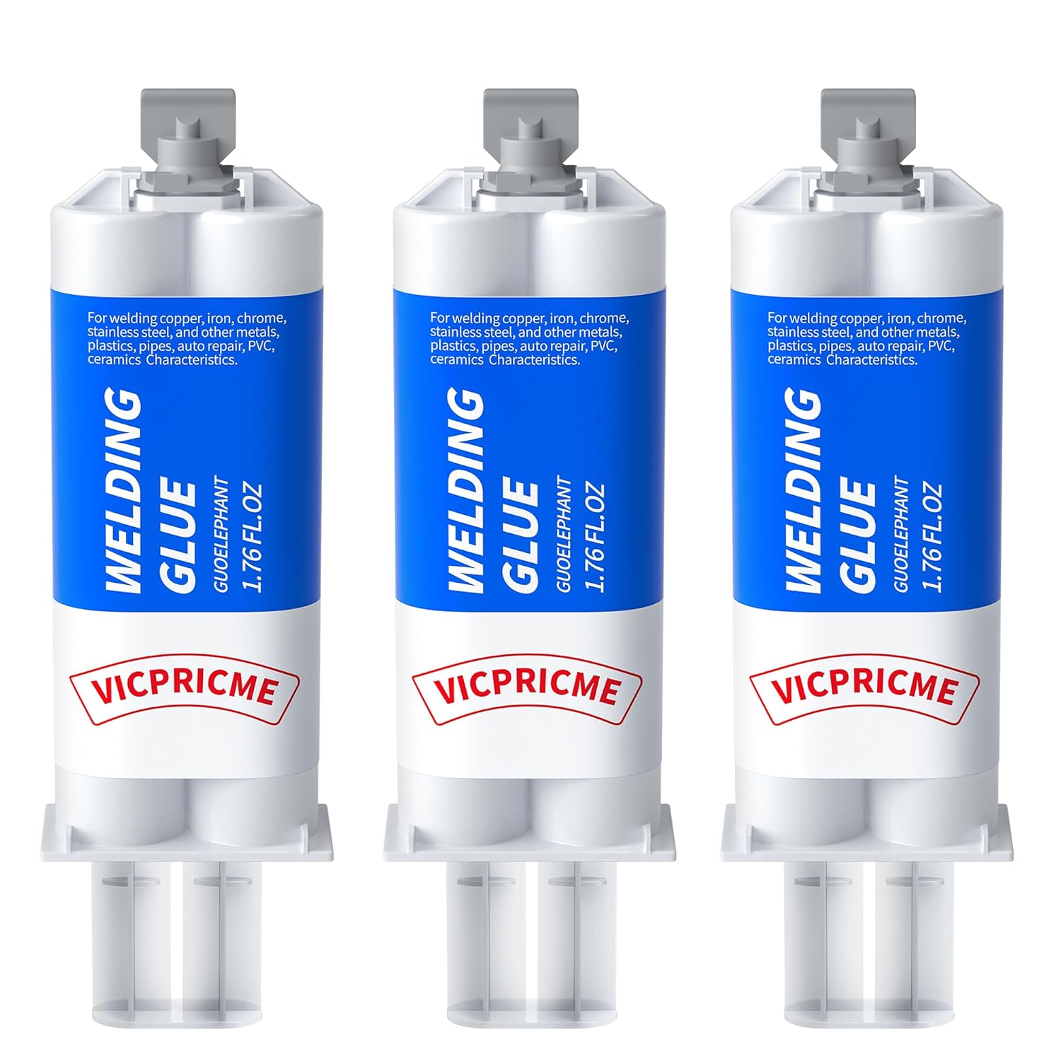 3-Pack 176 oz Marine Metal Glue