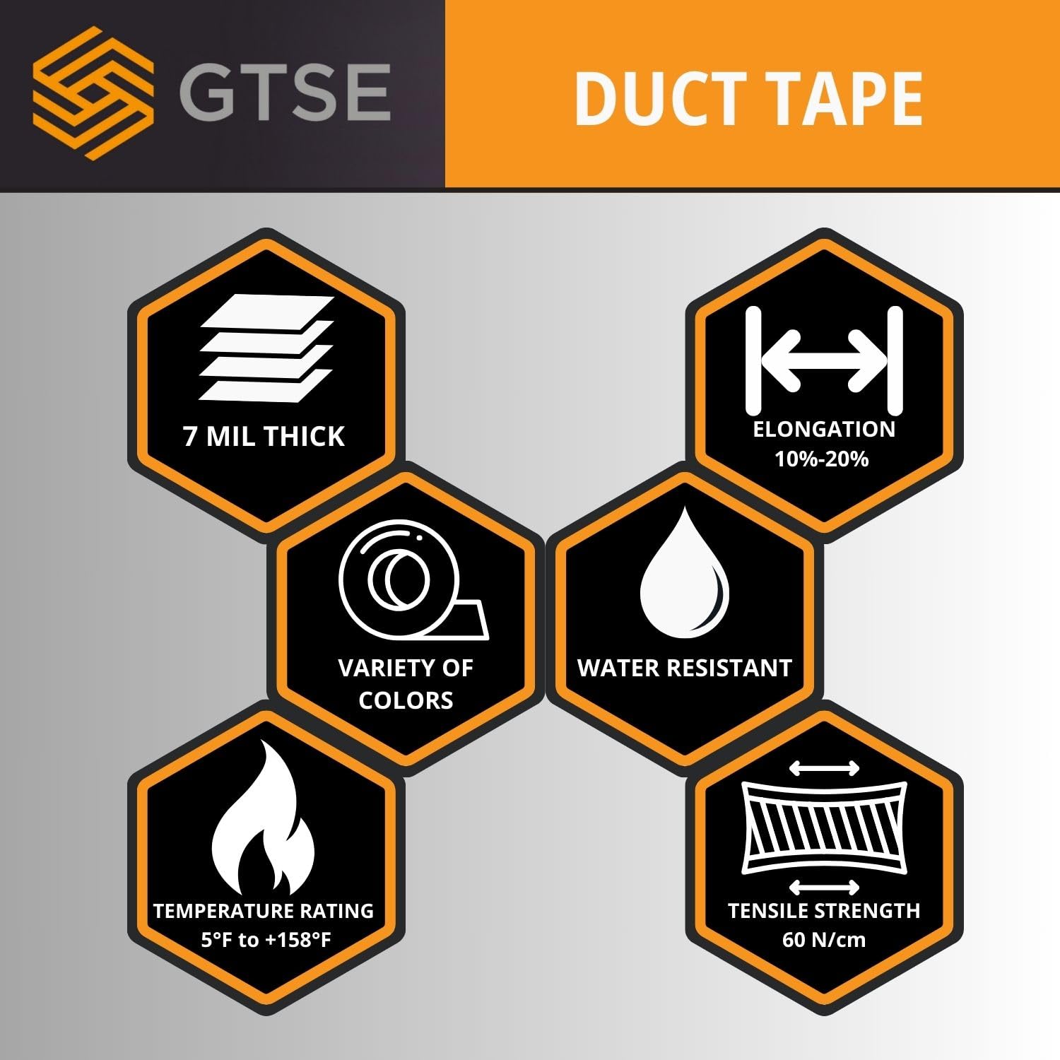 GTSE Red Duct Tape 2 x 55yd Heavy Duty