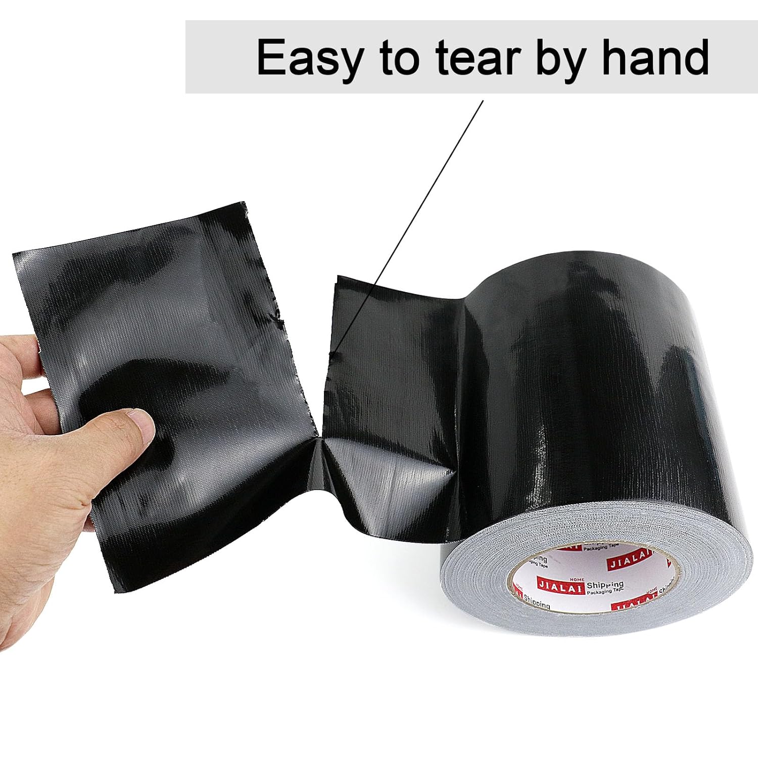 JIALAI HOME Heavy-Duty Black Duct Tape for Home Crafts