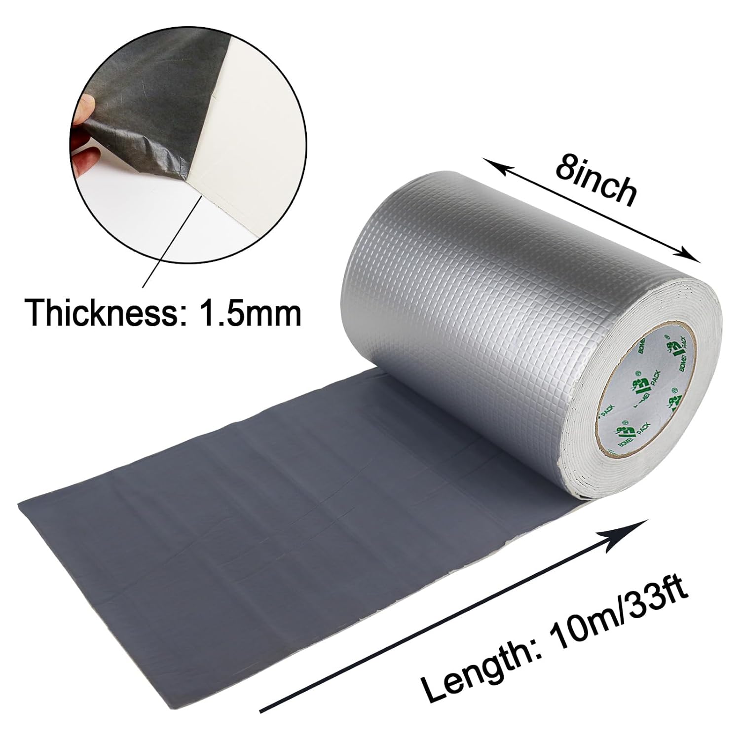 BOMEI PACK Water-Resistant Butyl Tape