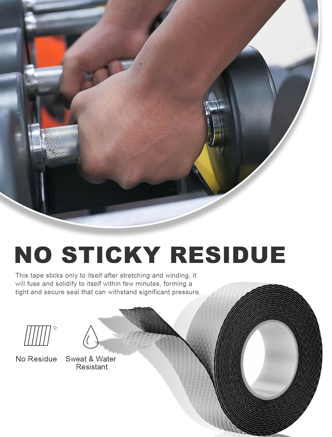 EVOULTES Self-Fusing Silicone Grip Tape