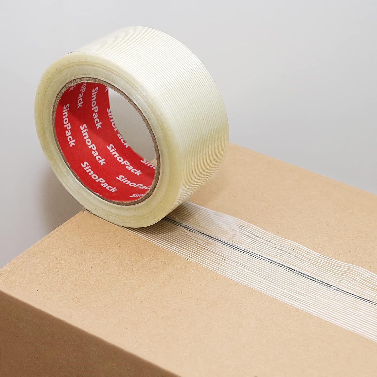 SinoPack Filament Strapping Tape 3-Pack 55 Mil x 2 In