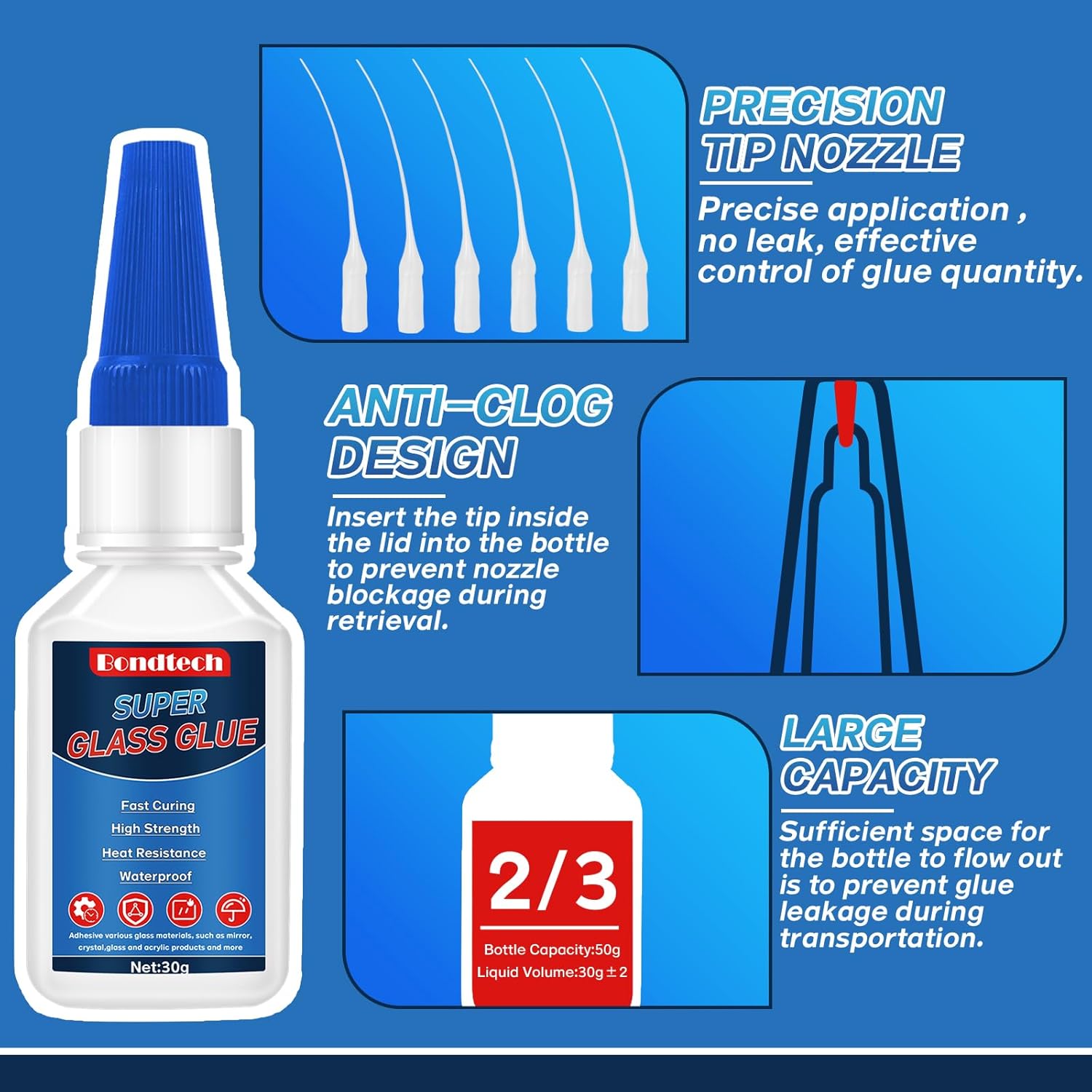 Bondtech Super Clear Glass Glue