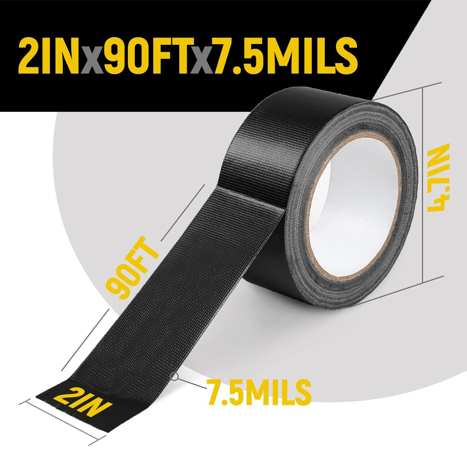 Durable Black Duct Tape for Heavy-duty Uses