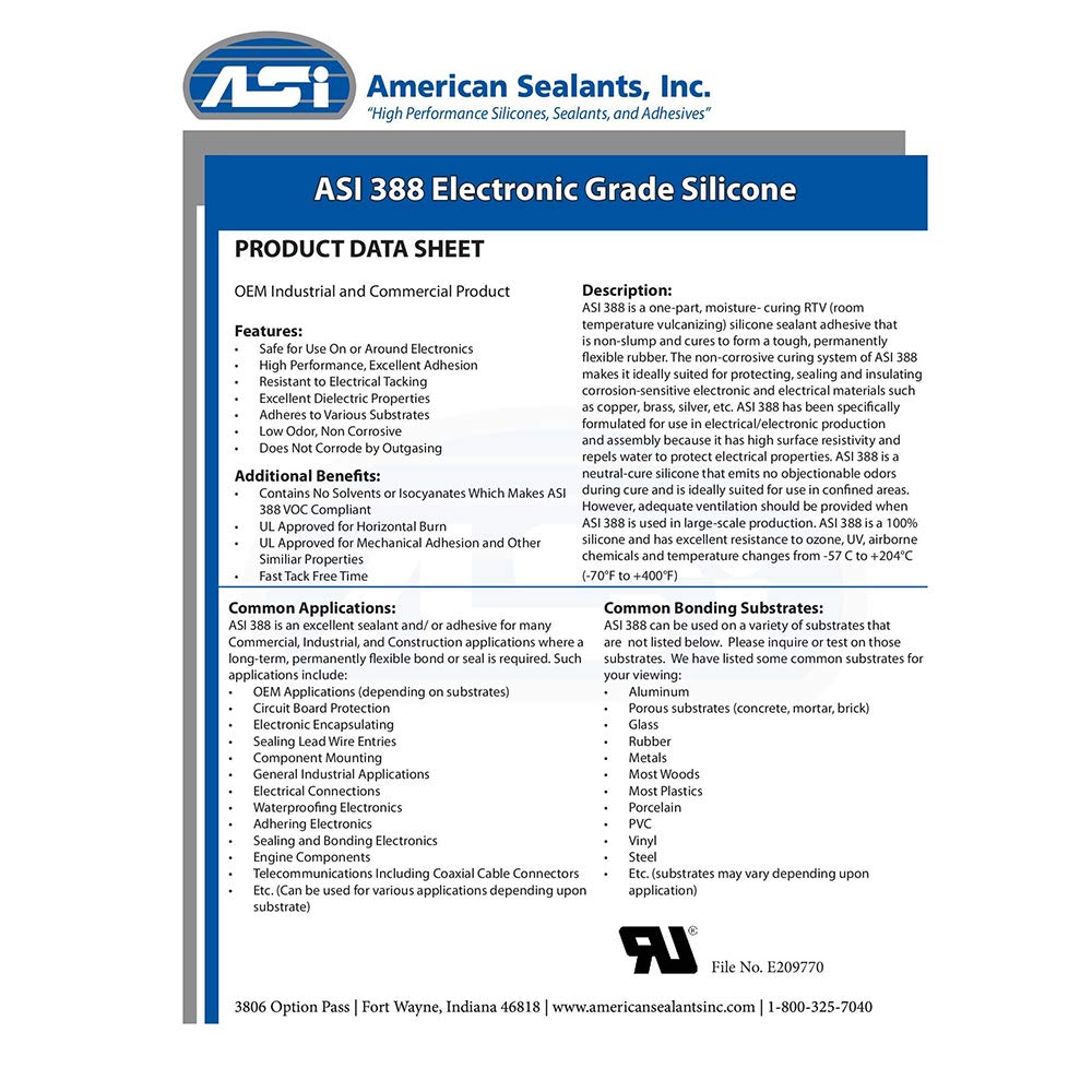 Electronic Grade Silicone Cartridge 102 oz - Free Shipping
