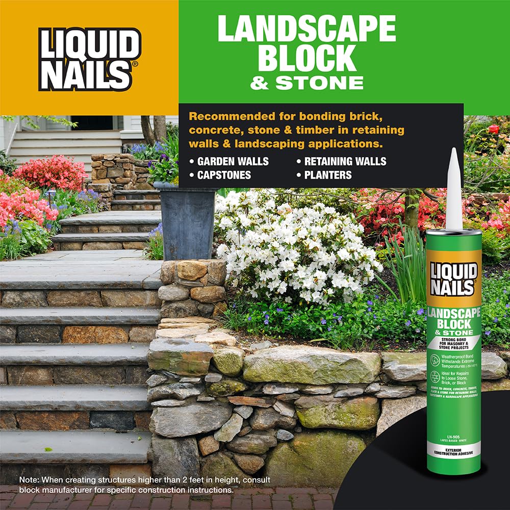 Liquid Nails LN-905 Landscape Block Adhesive