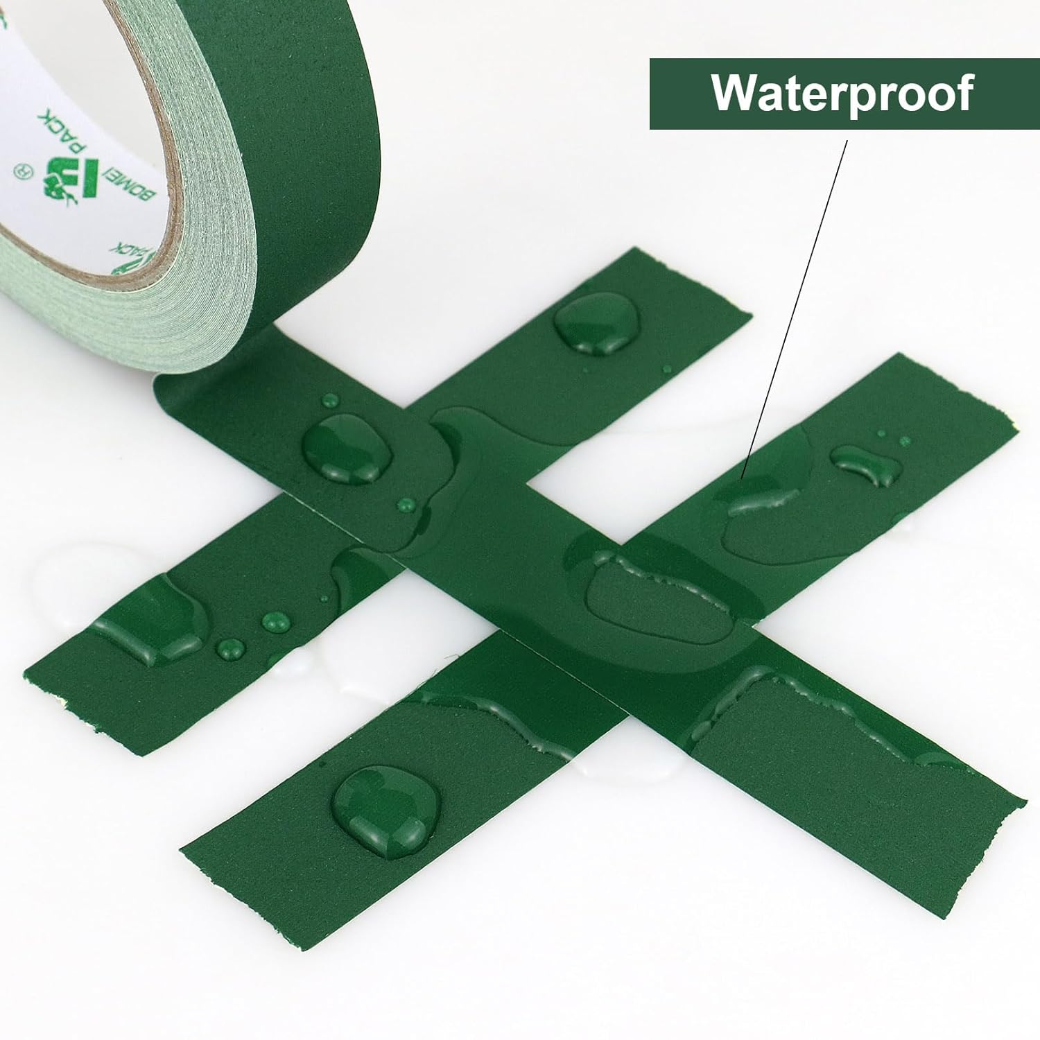 BOMEI PACK 1 inch x 20 yards Gaffer Tape Non-reflective No Residue