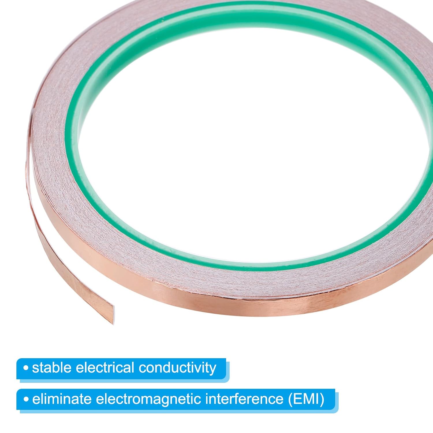 PATIKIL Copper Foil Tape for EMI Shielding High Conductivity 33FT 005mm