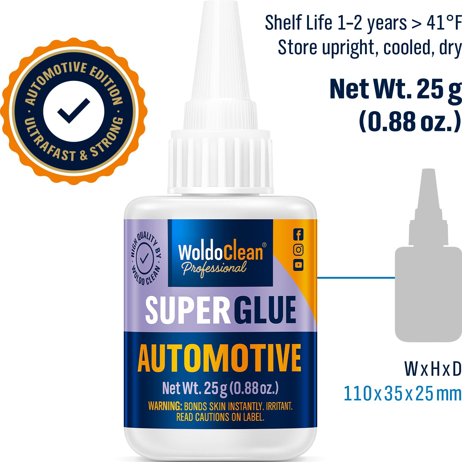 WoldoClean Super Strong Car Glue