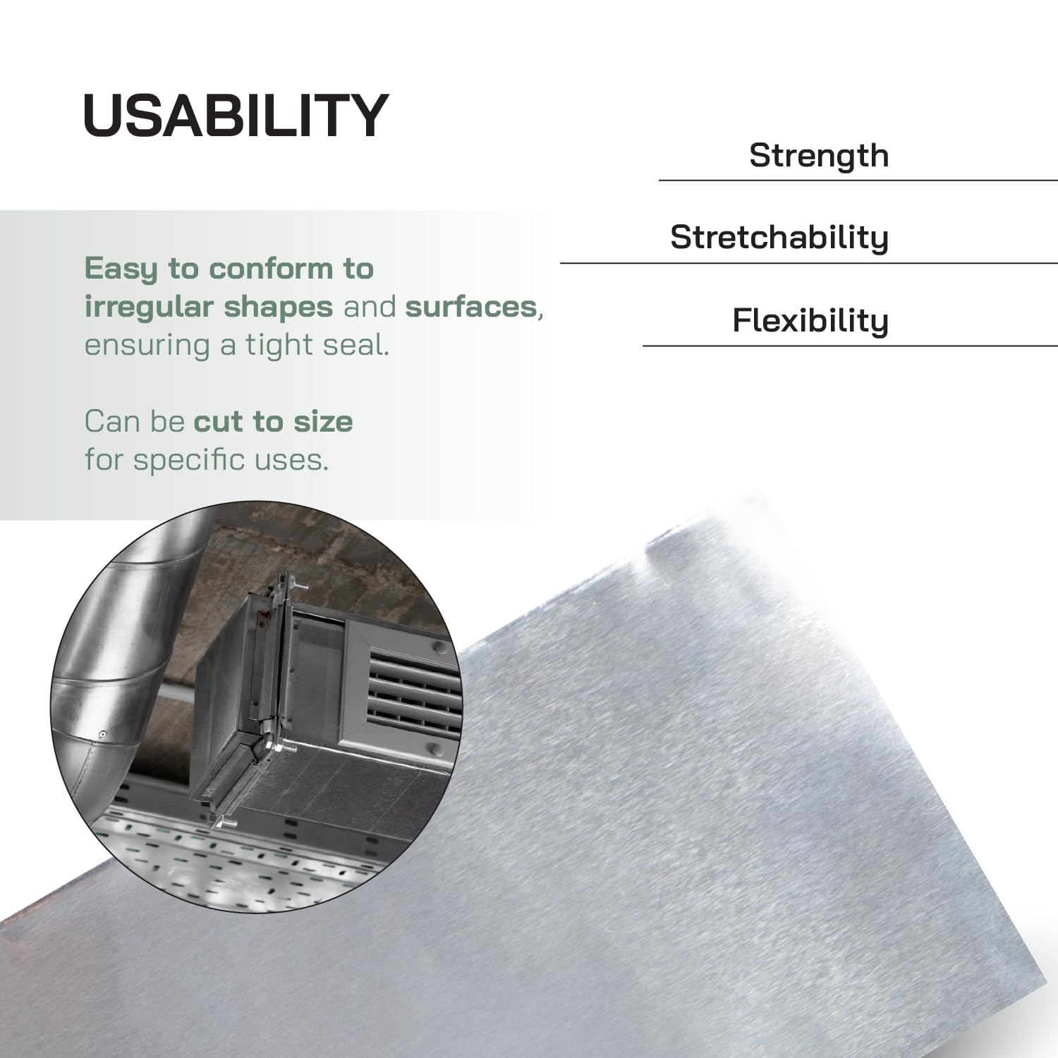 3 Inch Aluminum Foil Tape for Ductwork