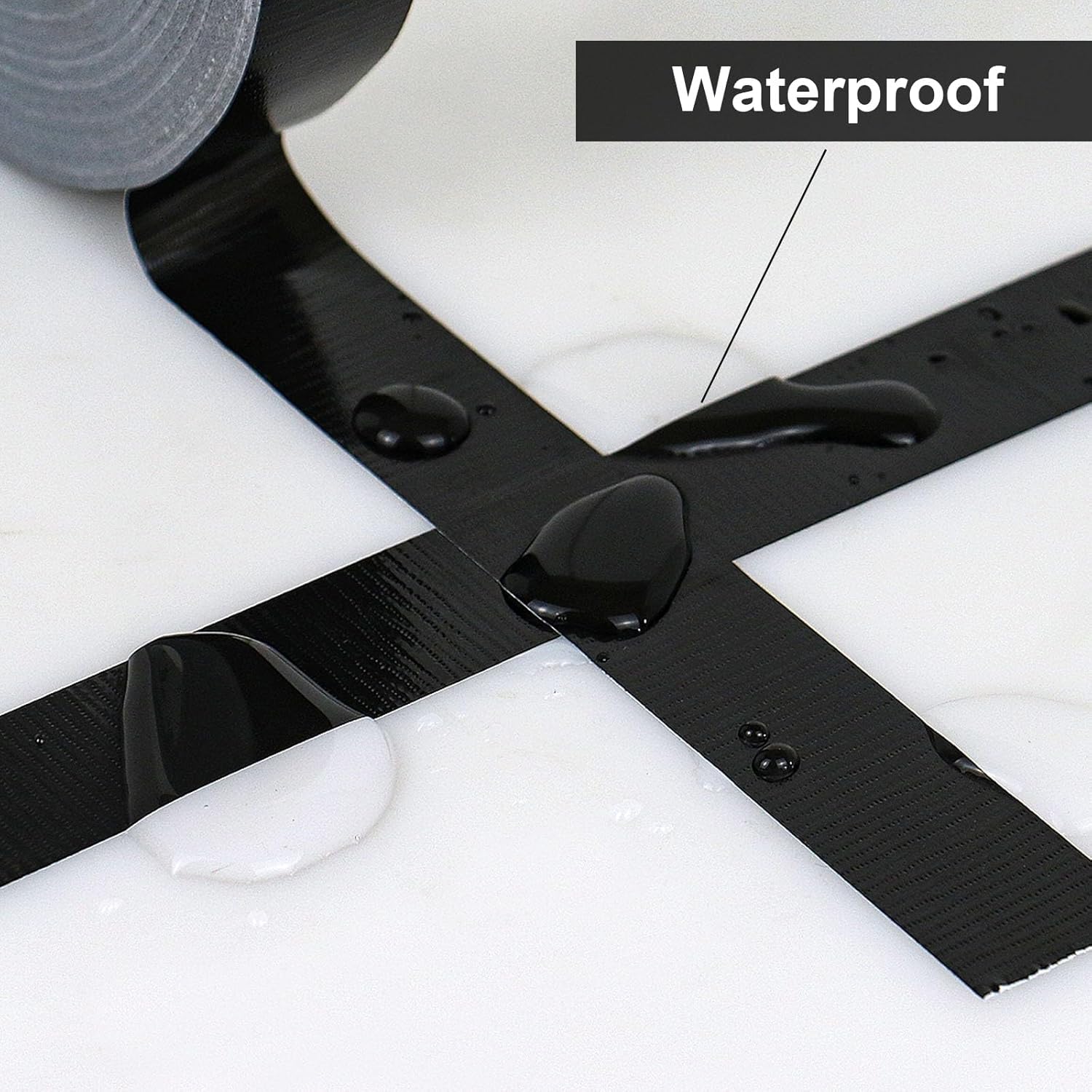 Black Duct Tape 1-Inch x 60-Yard Heavy-Duty