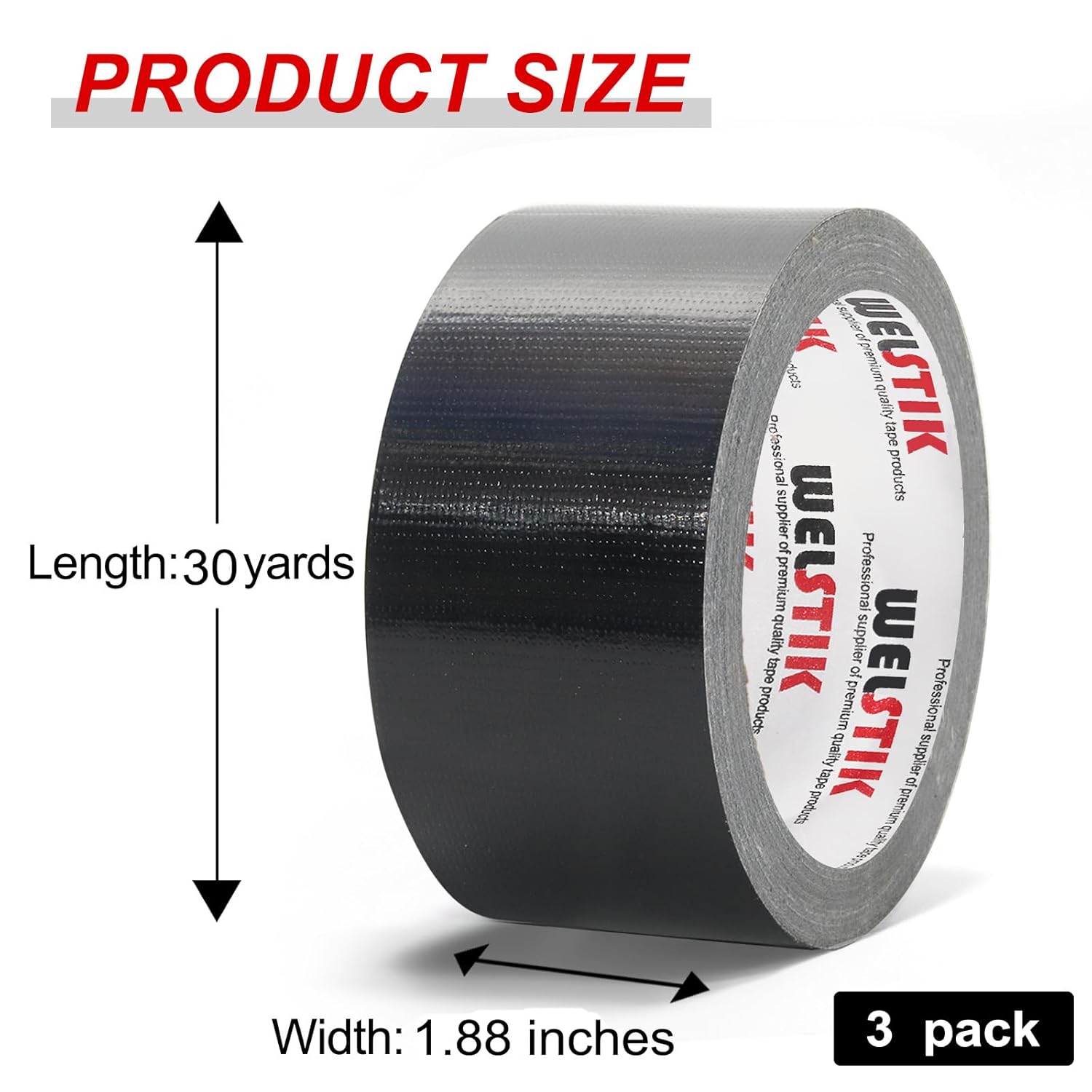3-Pack Duct Tape Set Waterproof Easy to Use for DIY Projects