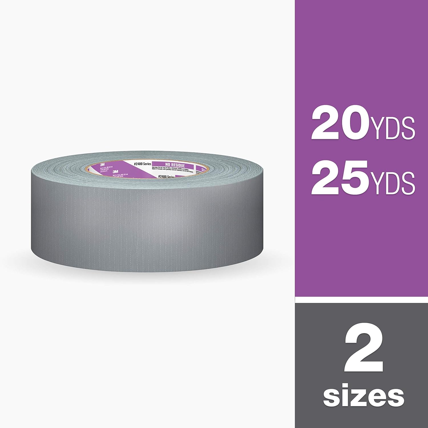 3M 2425 Duct Tape 25 Yards No Residue