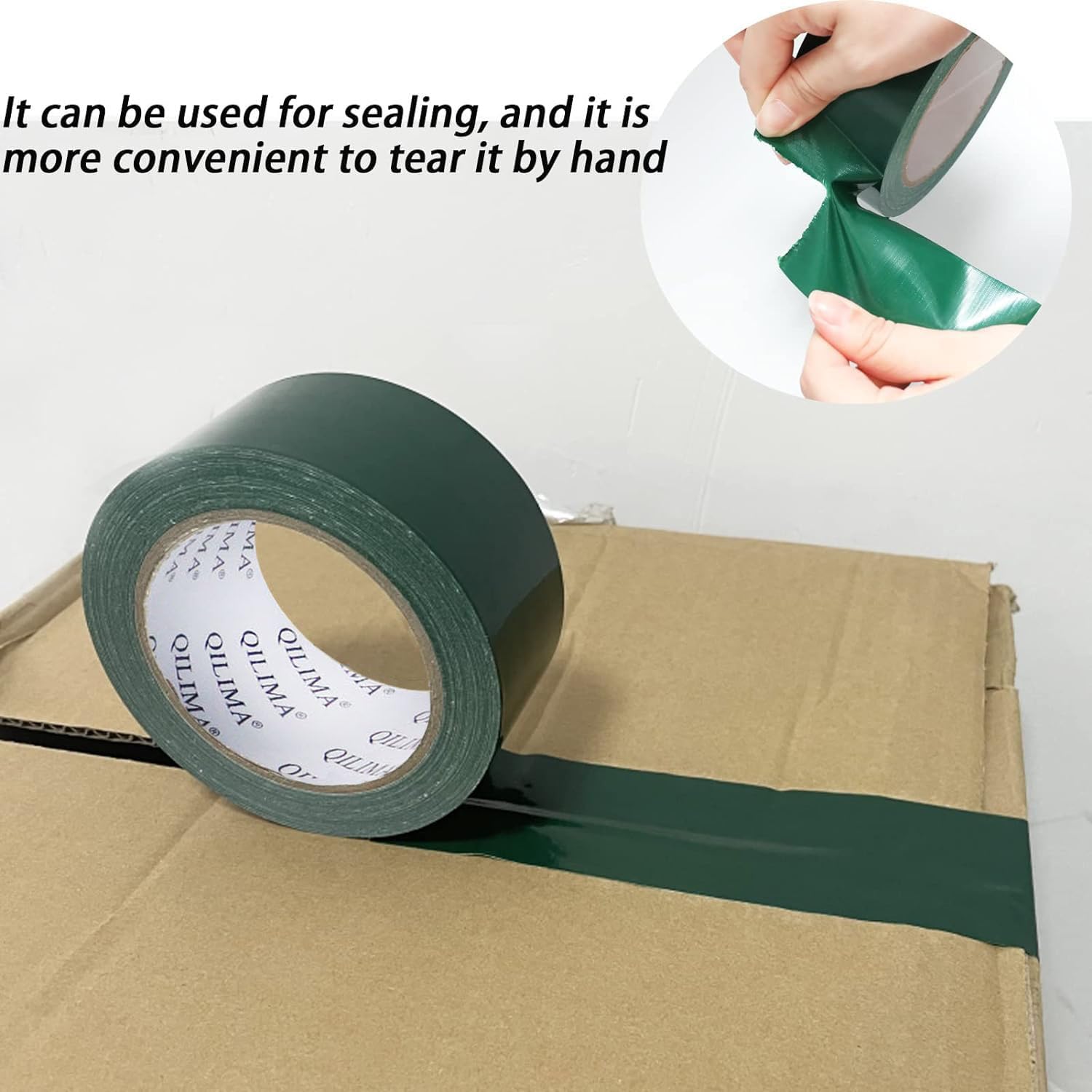 QILIMA Dark Green Duct Tape Professionals Choice