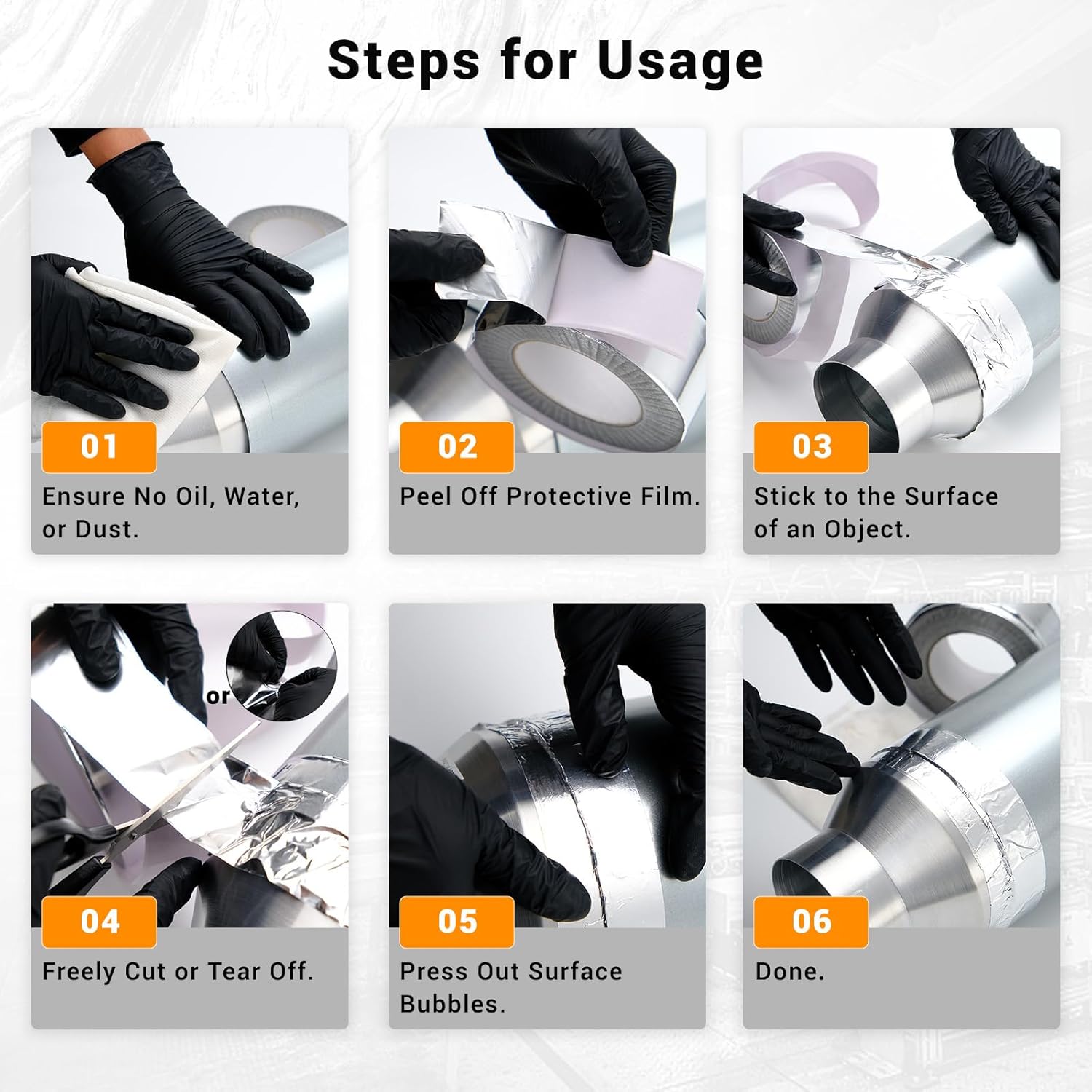 PowerScale High-Tech Duct Tape for HVAC Metal Repair More
