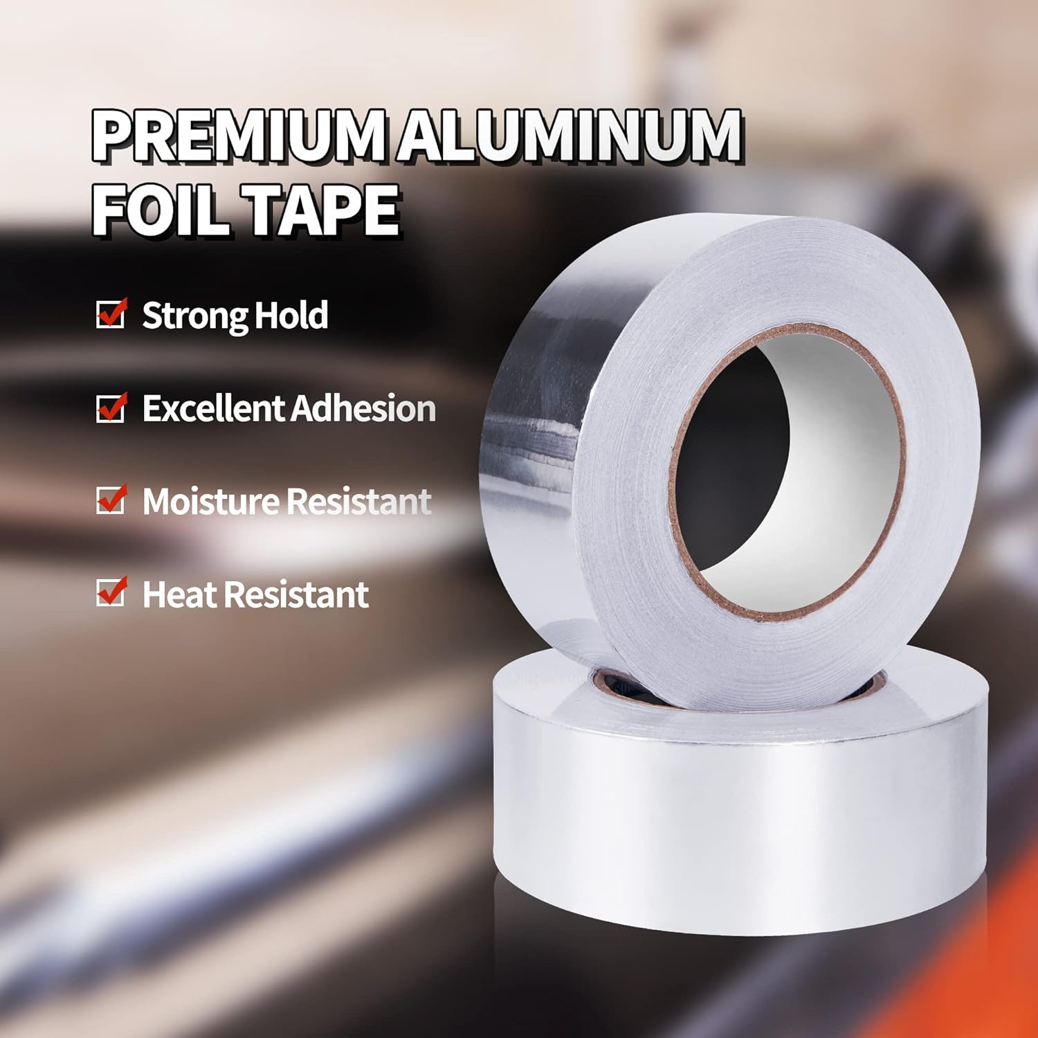 High-Temp Aluminum Tape for Ducts More