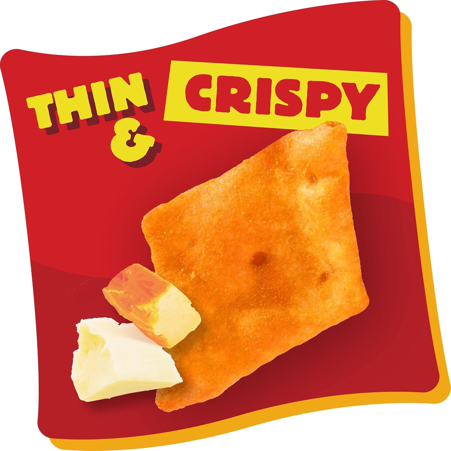 Double Cheese Snapd Cheese Cracker Chips Perfect for Snacking 9oz Box