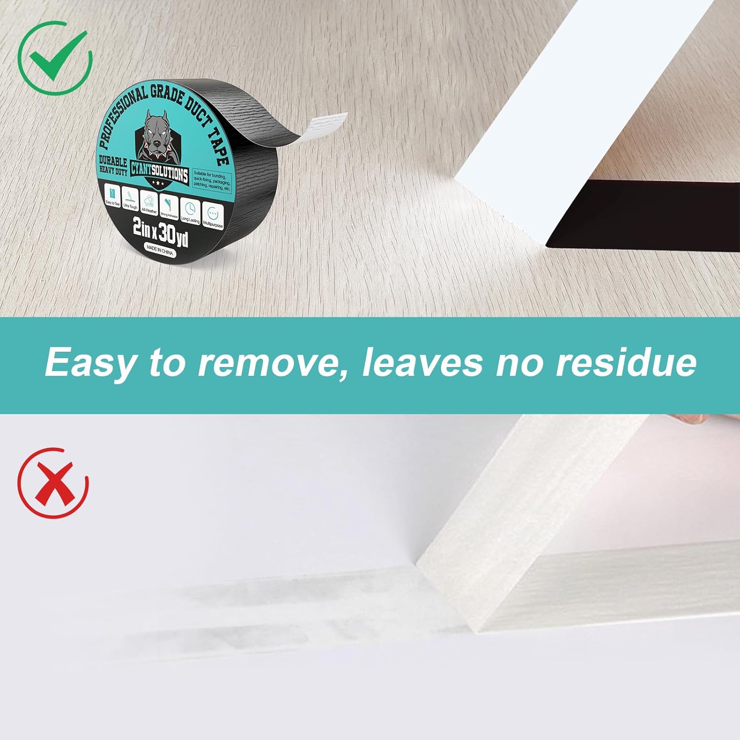 Black Duct Tape for Heavy-Duty Use