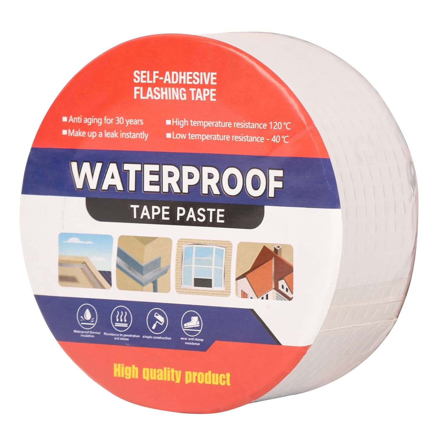 Waterproof Aluminum Butyl Tape for leak repair durability