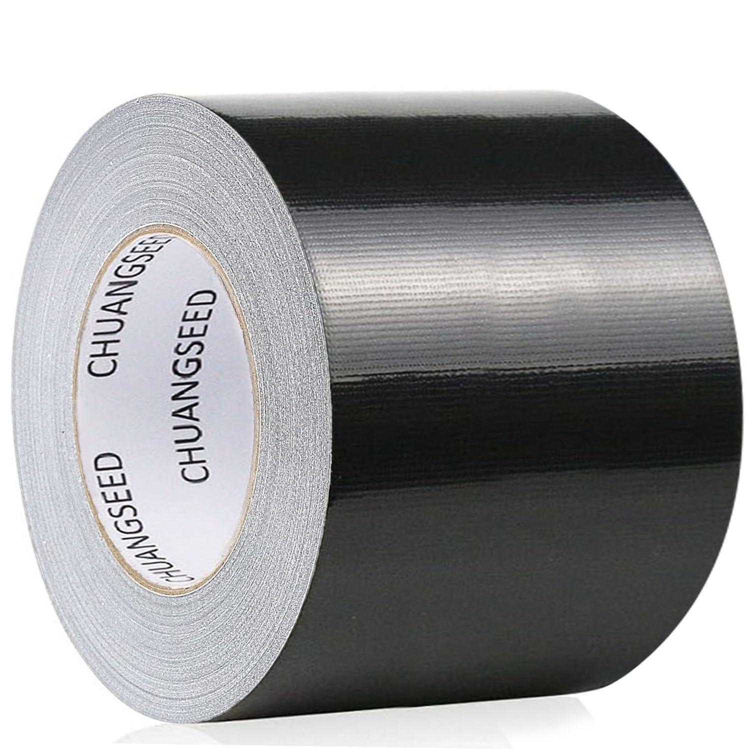 CHUANGSEED Black Duct Tape 3 x 55 Yards 164 ft Waterproof No Residue