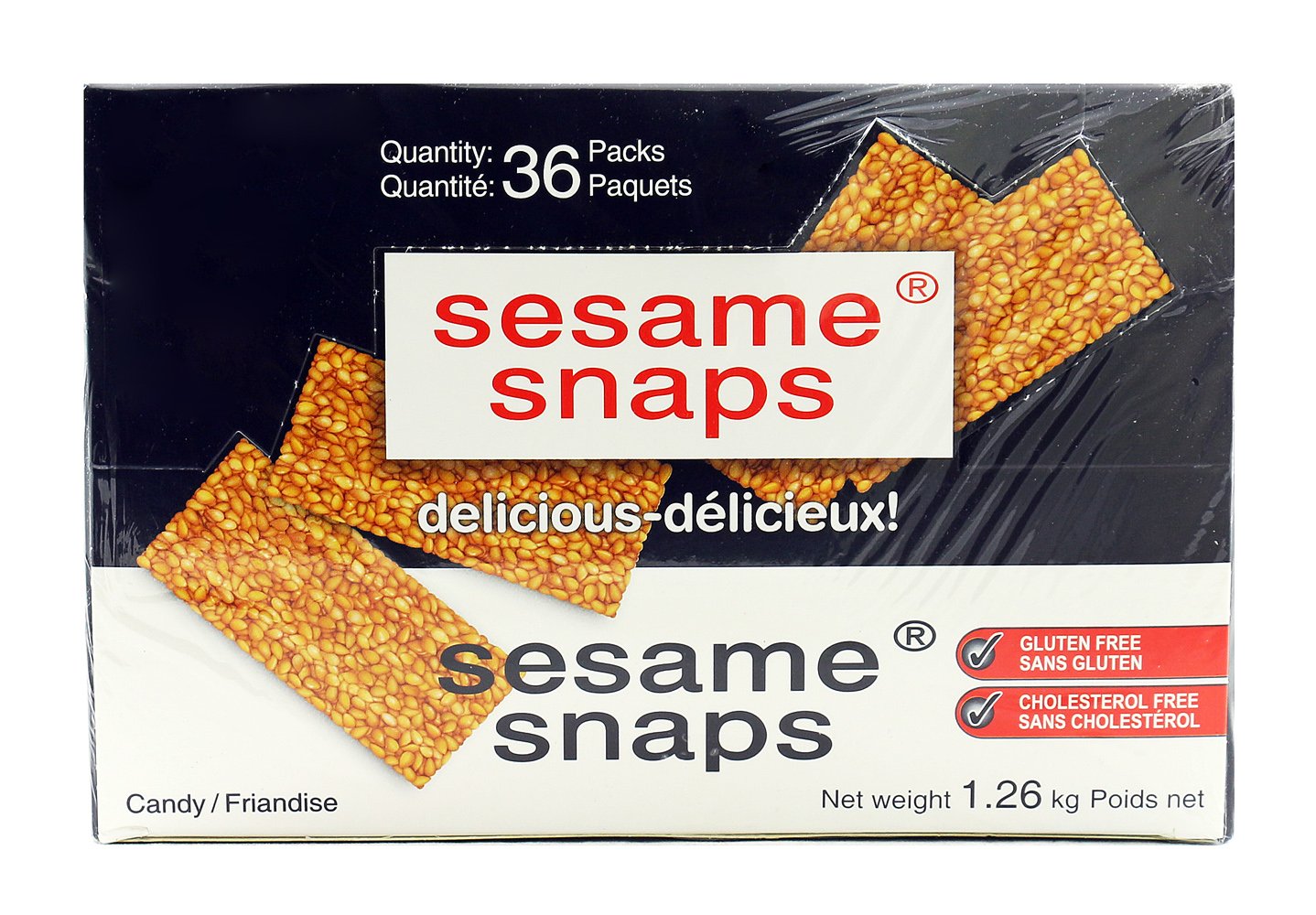 Nutra Pure Sesame Snaps 36Packs 35g