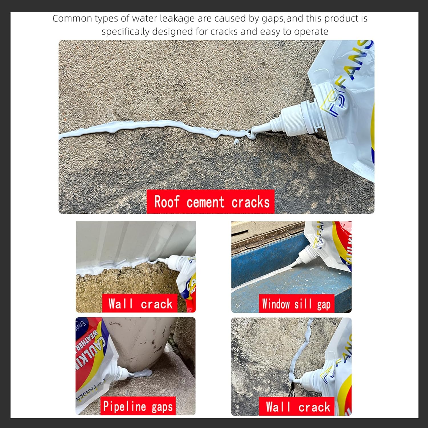 Quick-Drying Concrete Crack Repair Sealant