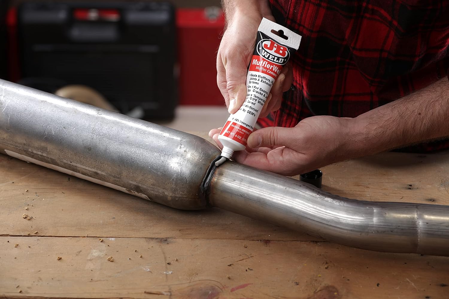 MufflerSeal Heat-Resistant Paste 700F for Mufflers Pipes
