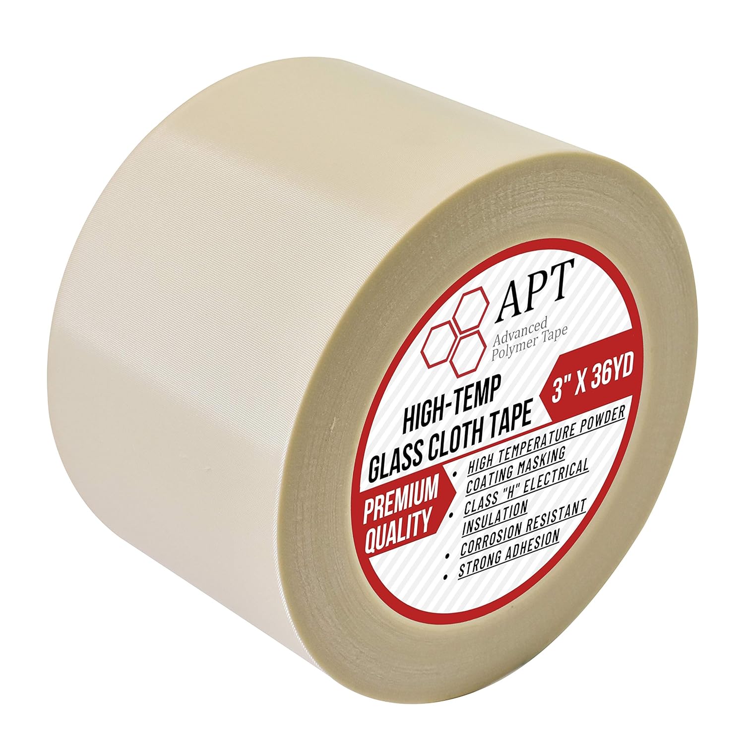 APT Glass Cloth Electrical Tape - High Temperature Masking Tape for 260C