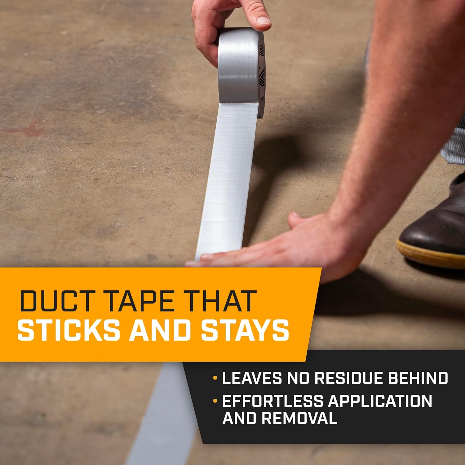 Lockport 5-Pack Duct Tape Heavy Duty Silver No Residue