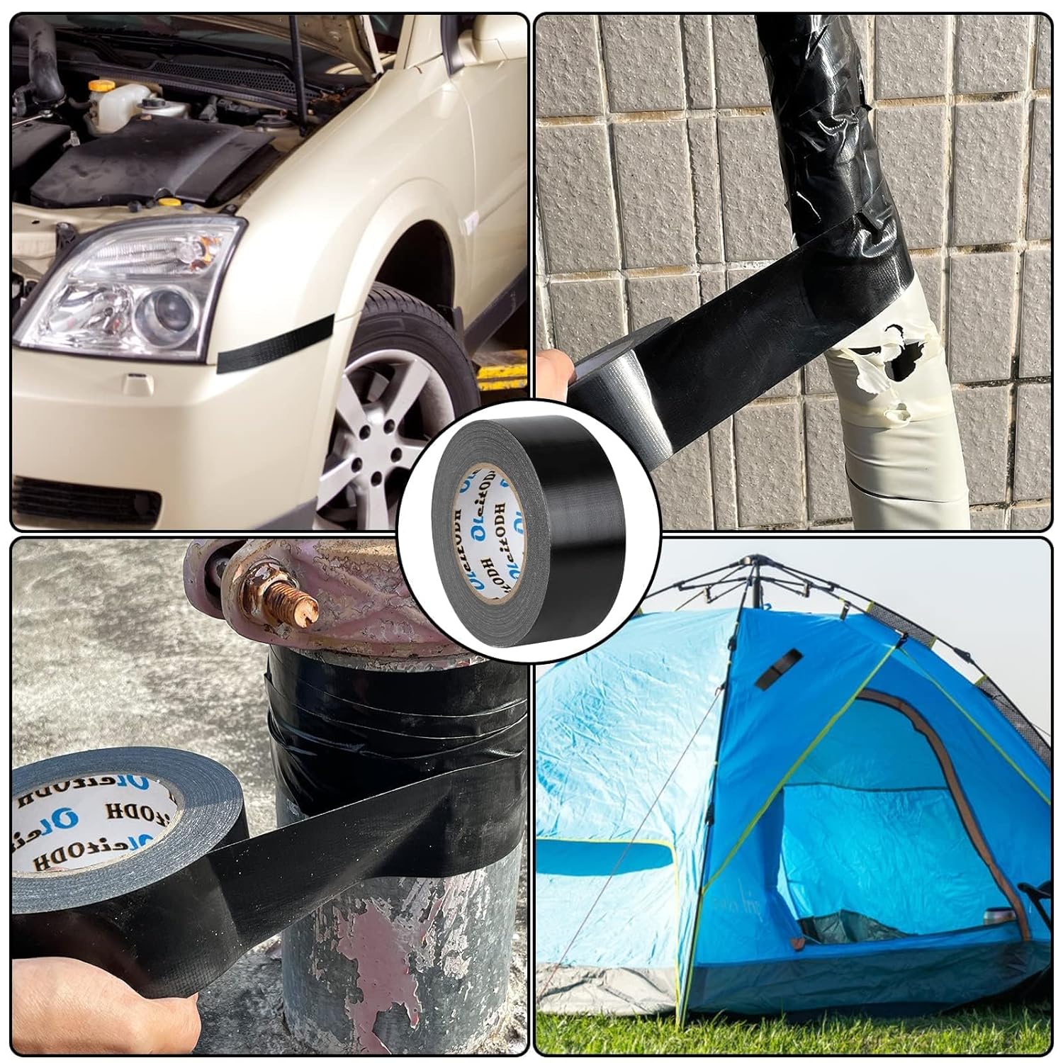 Oleitodh 6 Pack 3 in Duct Tape - Tough Durable for All Weather