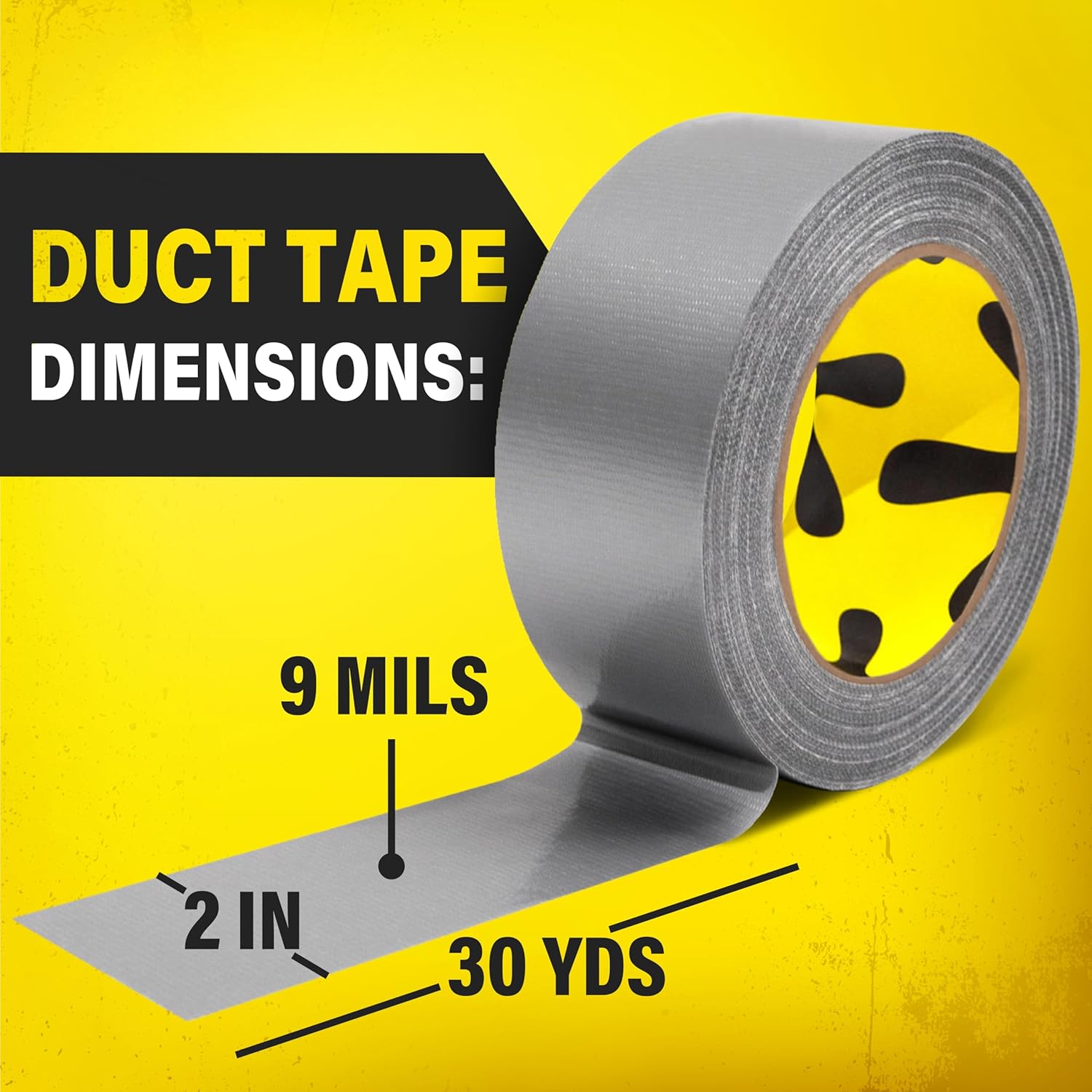 Durable Duct Tape - 90ft Roll with Silver adhesive