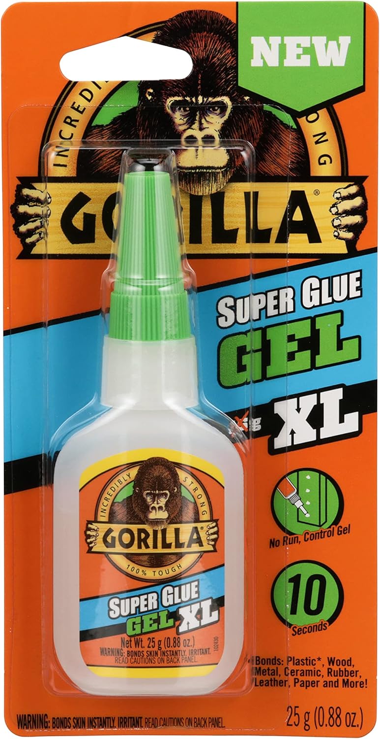 Gorilla Super Glue Gel XL Ultimate Performance 25 Gram Clear