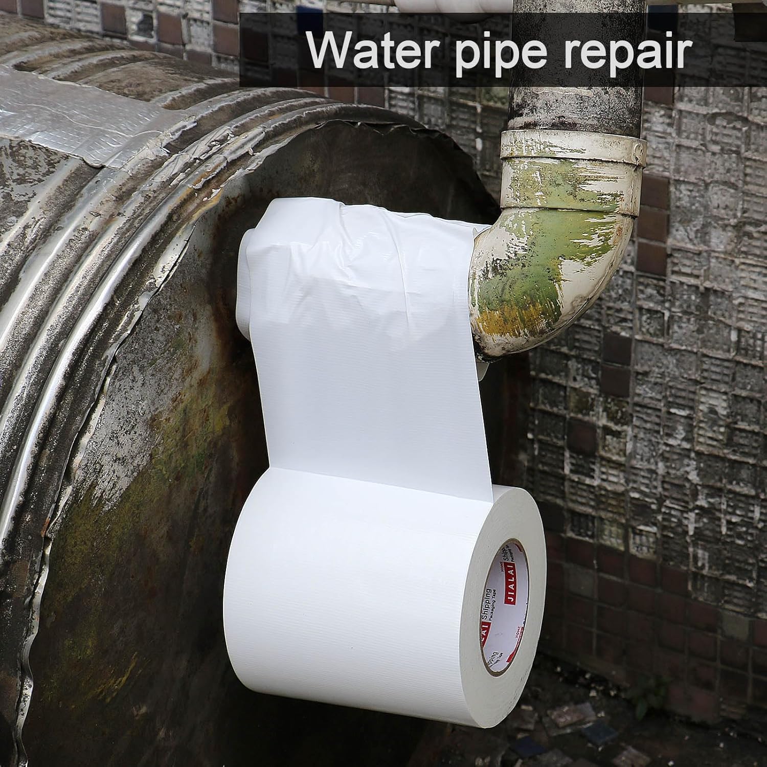 6 Heavy Duty White Duct Tape Waterproof UV Resistant