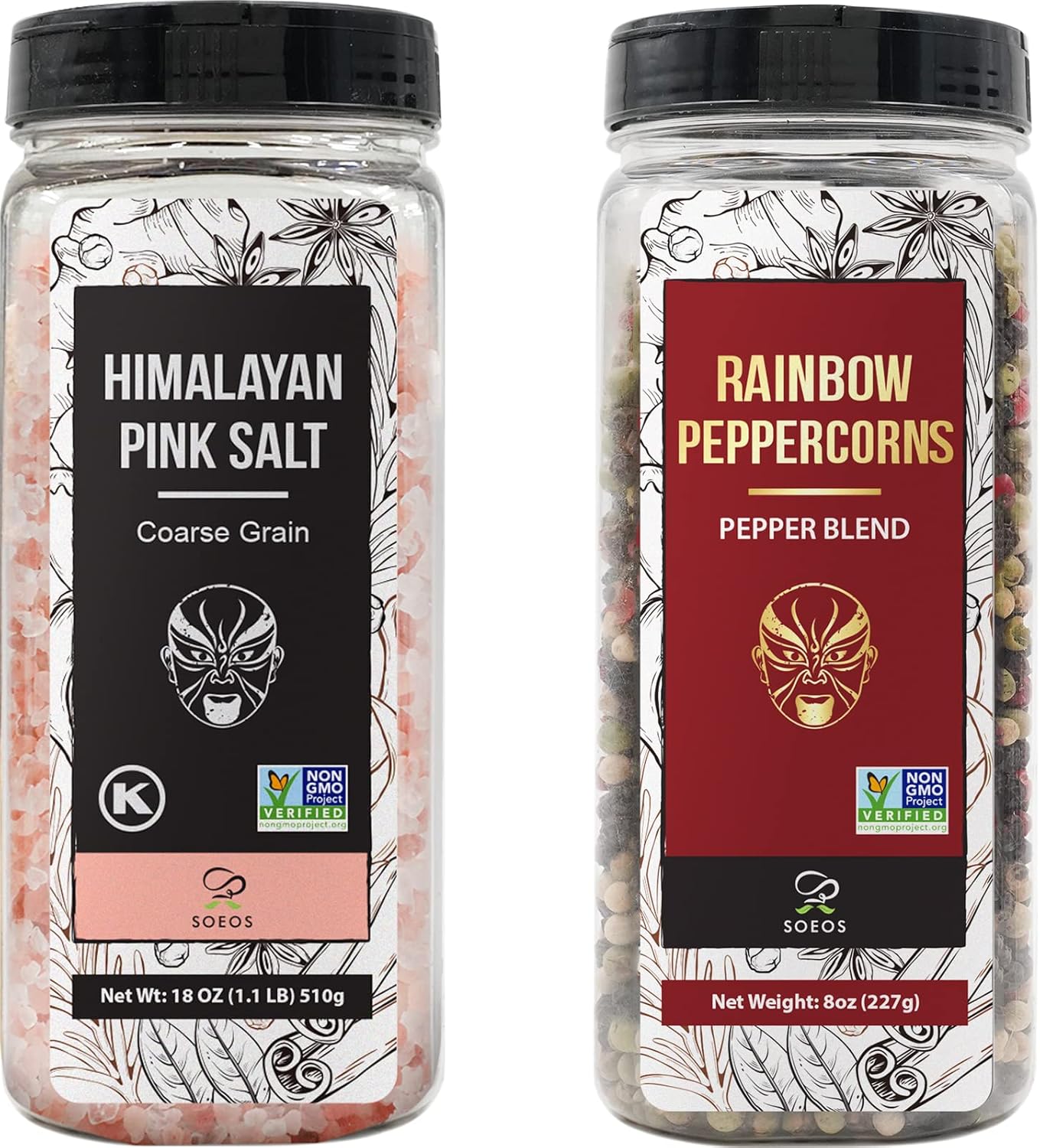 Himalayan Pink Salt Rainbow Peppercorn Refills