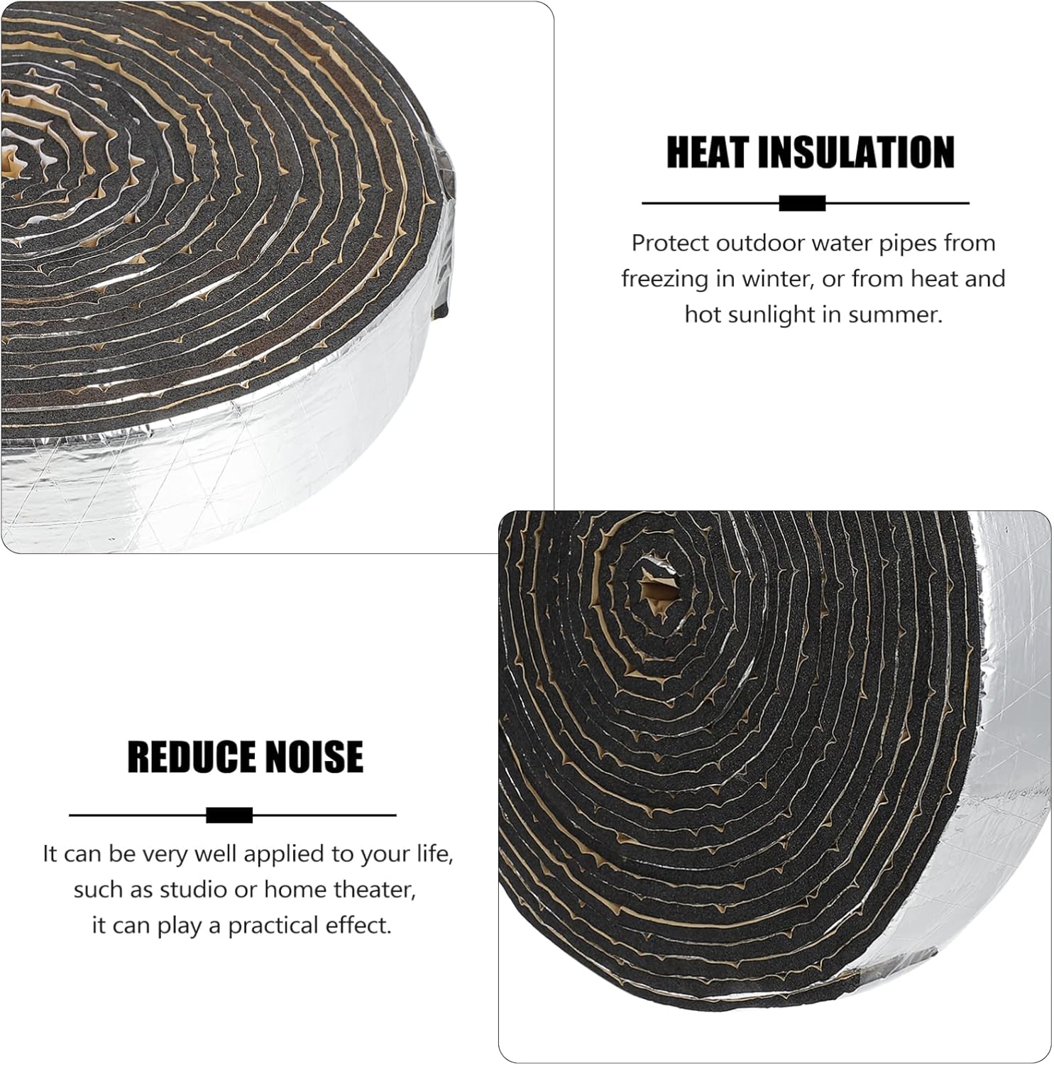 Angoily Sound Insulation Pad for Cars and Ducts