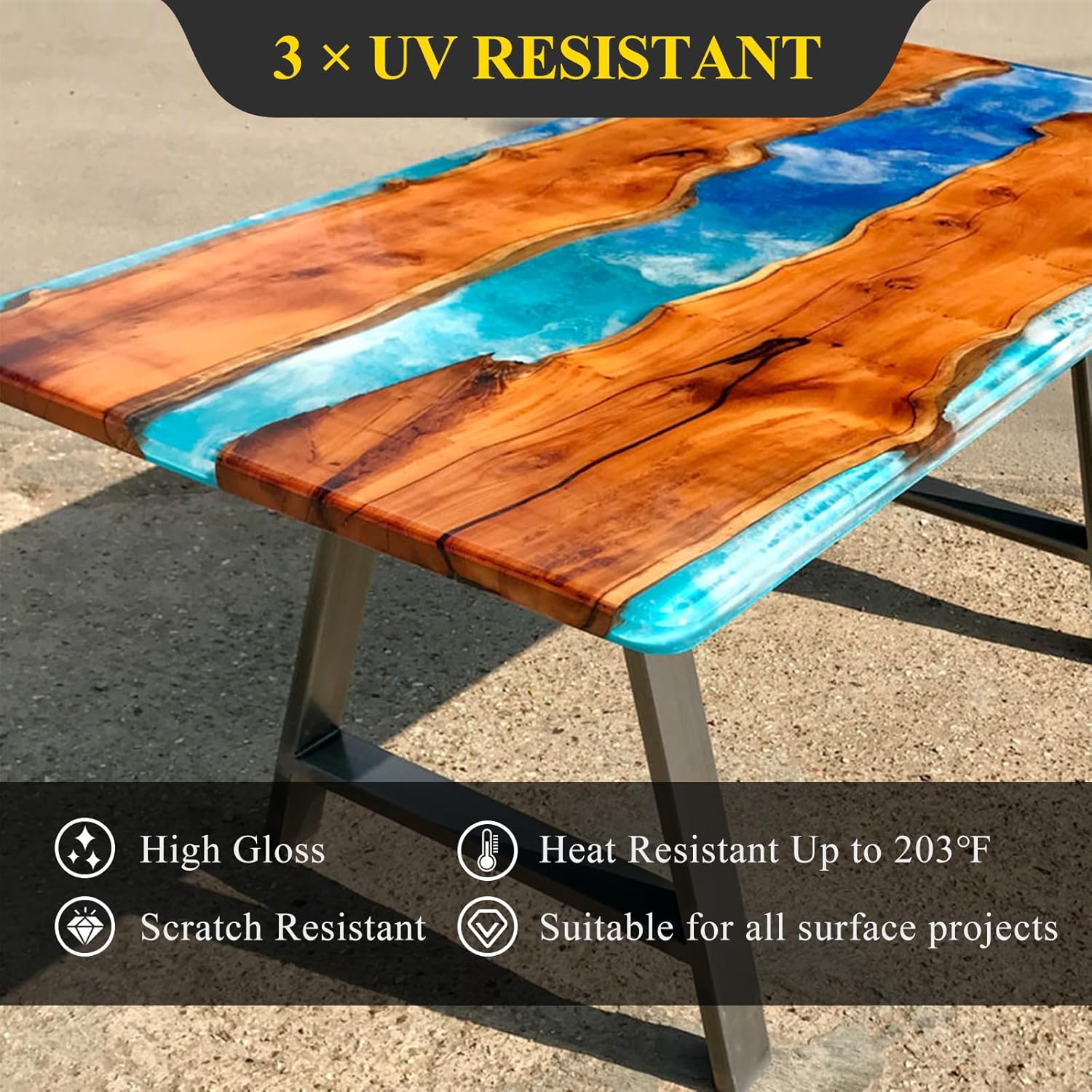 Easy-to-Use UV-Resistant Epoxy Kit for Creative Projects