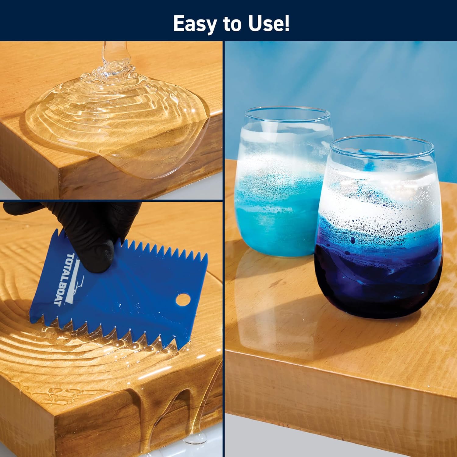Crystal Clear Epoxy Resin Kit for Bars and Tables
